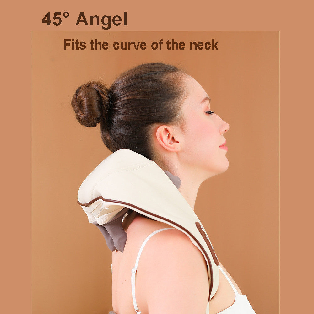 Masseur Électrique Chauffant pour Cou, Dos et Épaules – Relaxation Profonde à Domicile