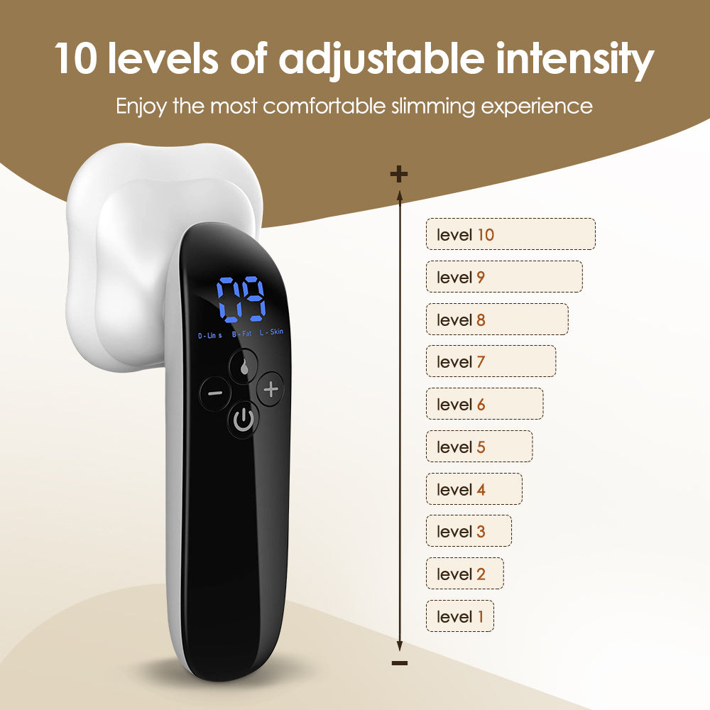 Masseur Minceur 4 en 1 – Technologie RF, Lumière Rouge & Chauffage | Raffermissant & Brûleur de Graisse Rechargeable