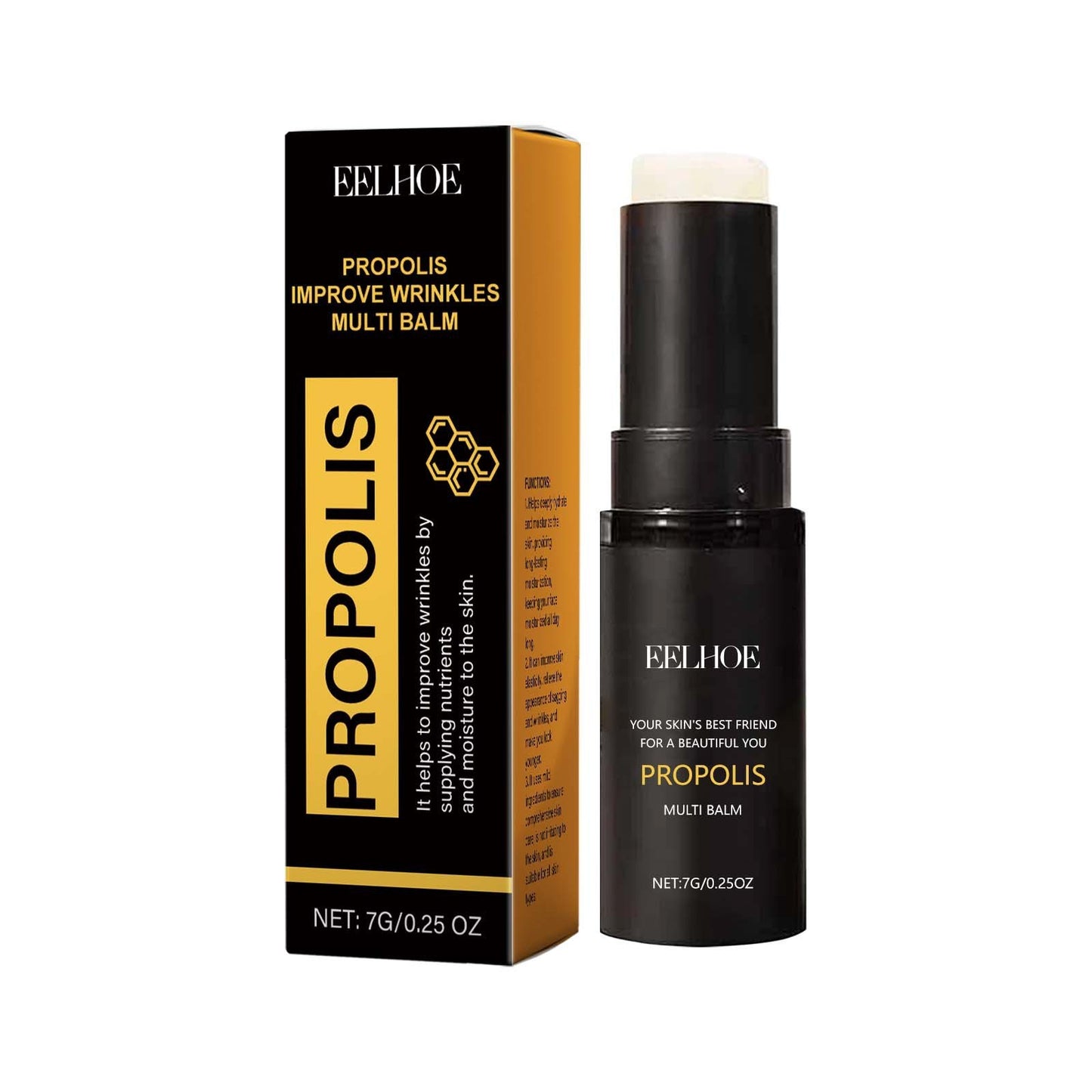 Stick Hydratant Visage à la Propolis – Nutrition, Anti-Âge & Éclat Naturel