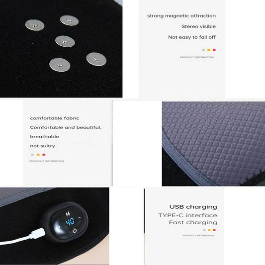 Masseur Chauffant et Vibrant Sans Fil pour Genoux, Épaules et Coudes – Soulagement Articulaire et Musculaire