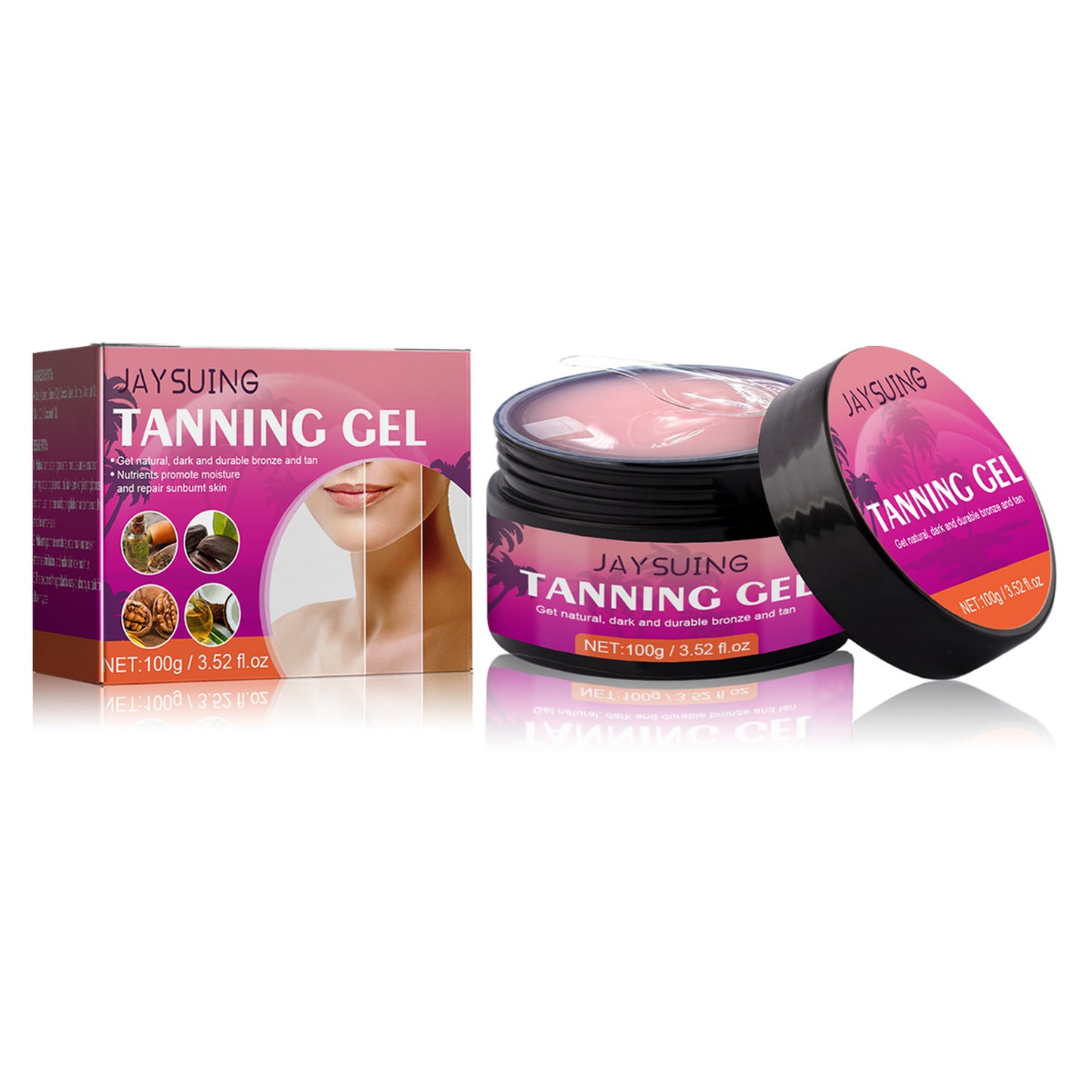 Gel Autobronzant Naturel – Effet Hâlé Instantané (100g)