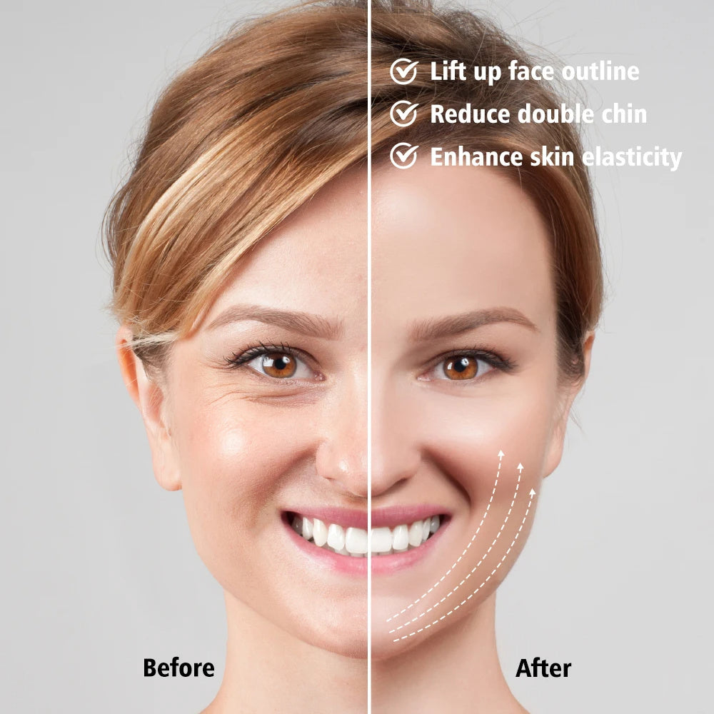 Masseur Facial V-Lift LED – Raffermissement du Visage & Réduction du Double Menton