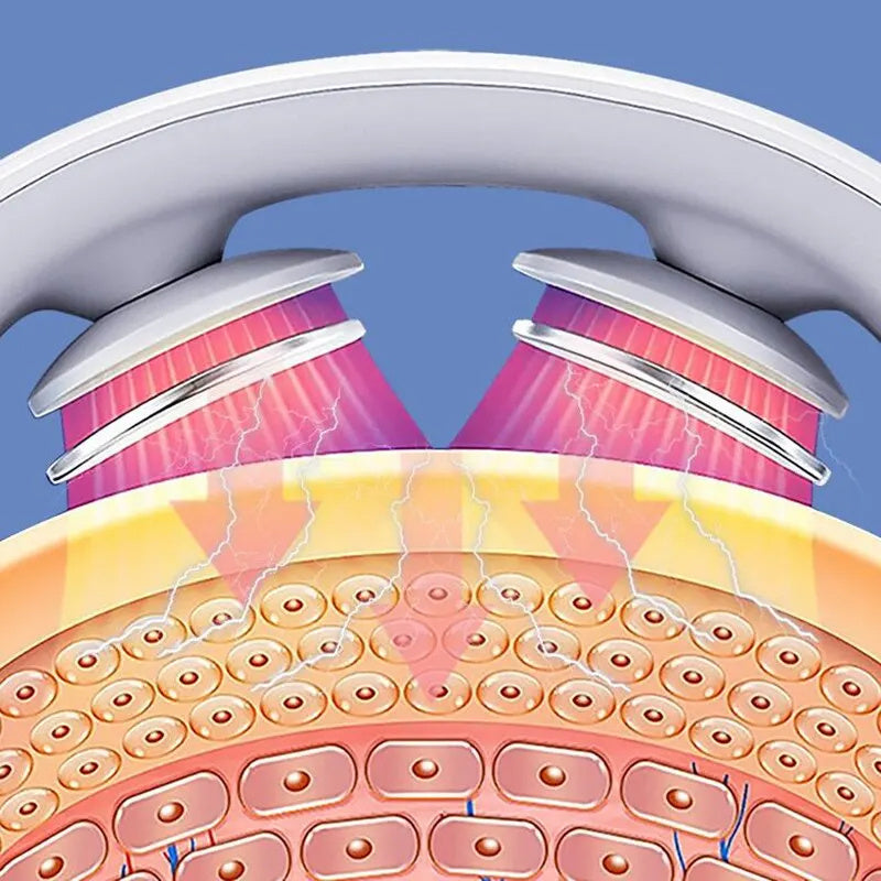 Mini Masseur Cervical Intelligent – EMS & Chaleur Apaisante | Soulagement des Douleurs de Nuque et Épaules