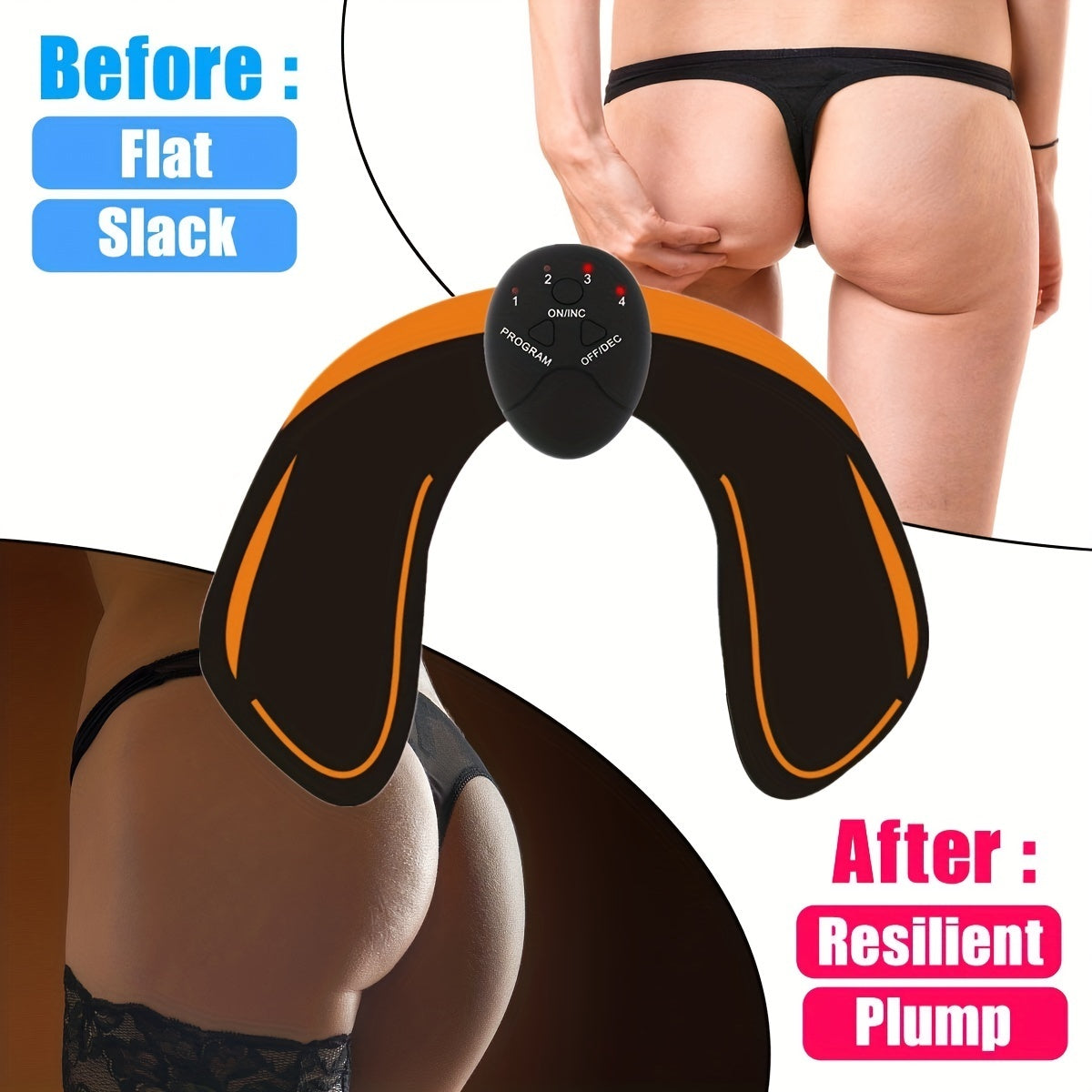 Stimulateur Musculaire Fessier EMS – Tonification et Raffermissement Sans Effort