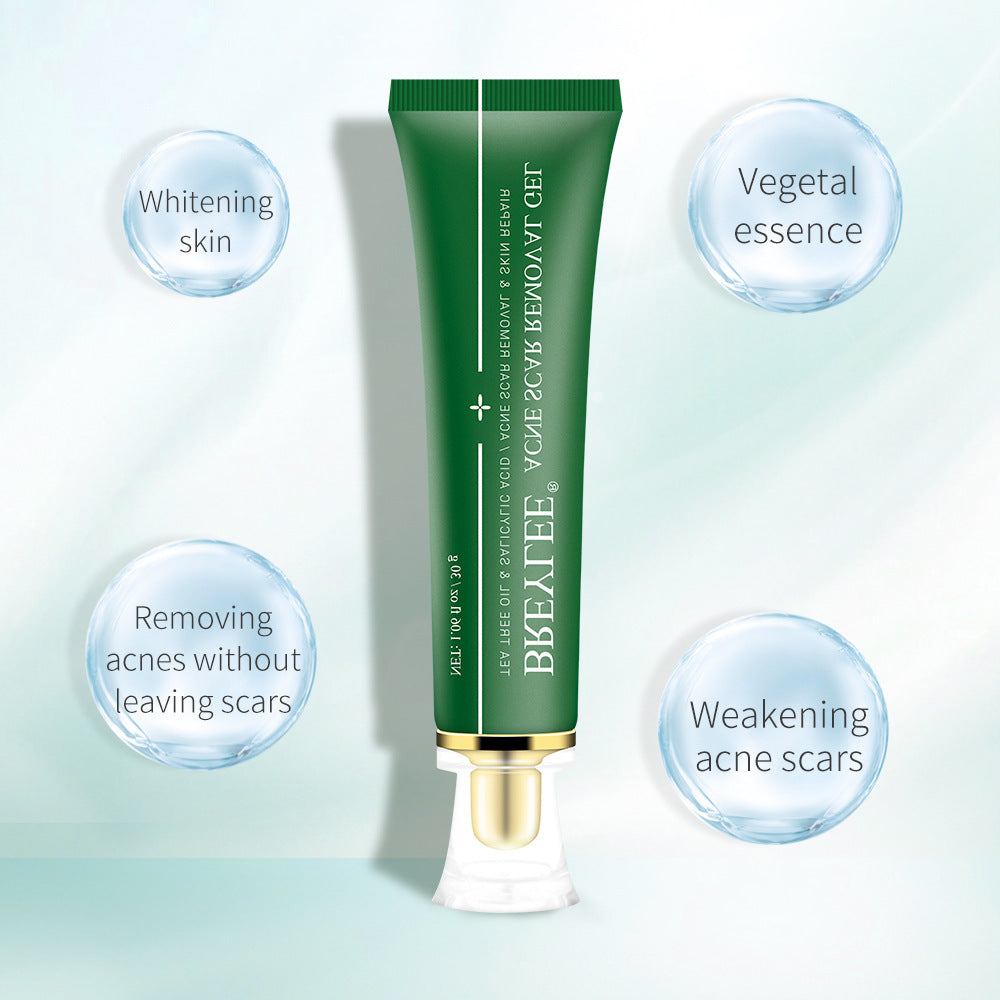 Gel Réparateur Anti-Cicatrices d’Acné – Arbre à Thé & Acide Salicylique | Sérénaya